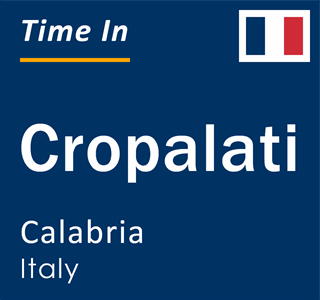 Current local time in Cropalati, Calabria, Italy