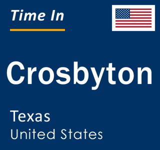 Current local time in Crosbyton, Texas, United States