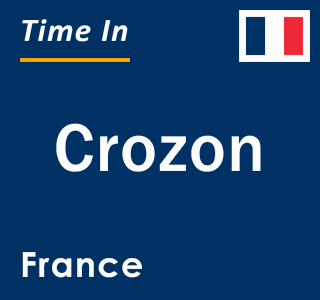 Current local time in Crozon, France