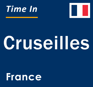 Current local time in Cruseilles, France