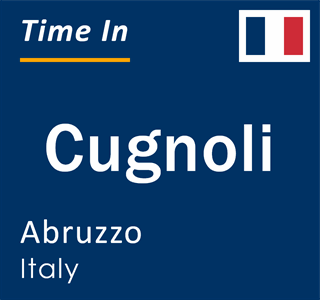 Current local time in Cugnoli, Abruzzo, Italy