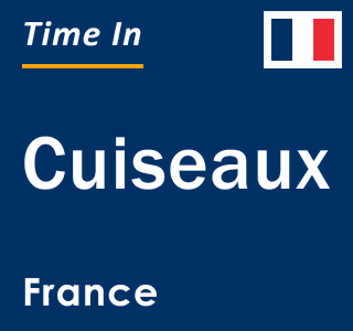 Current local time in Cuiseaux, France