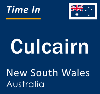 Current local time in Culcairn, New South Wales, Australia