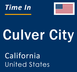 Current local time in Culver City, California, United States