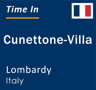 Current local time in Cunettone-Villa, Lombardy, Italy