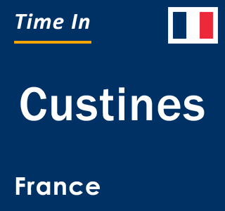 Current local time in Custines, France