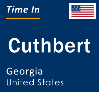 Current local time in Cuthbert, Georgia, United States