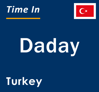 Current local time in Daday, Turkey