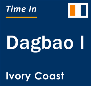 Current local time in Dagbao I, Ivory Coast