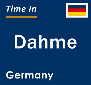 Current local time in Dahme, Germany