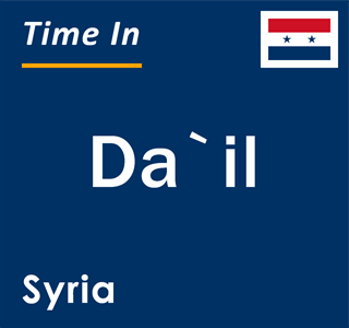 Current local time in Da`il, Syria