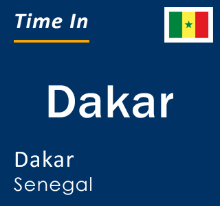 Current local time in Dakar, Dakar, Senegal