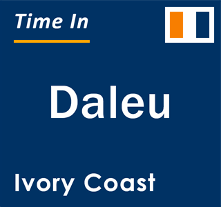 Current local time in Daleu, Ivory Coast