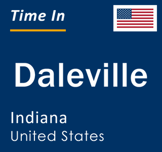 Current local time in Daleville, Indiana, United States