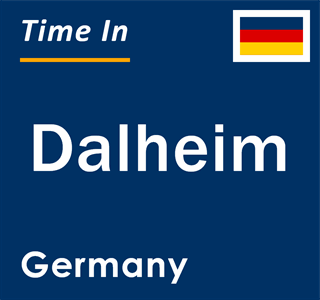 Current local time in Dalheim, Germany