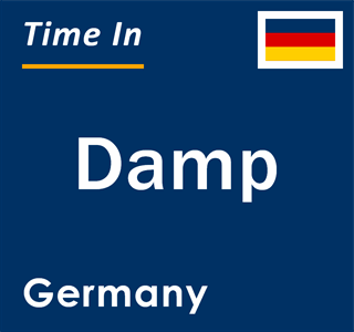 Current local time in Damp, Germany