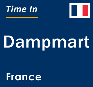 Current local time in Dampmart, France