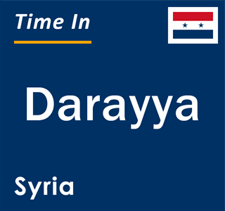 Current local time in Darayya, Syria