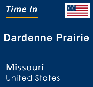 Current local time in Dardenne Prairie, Missouri, United States