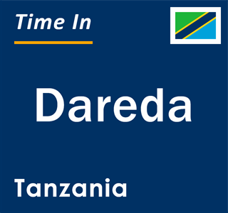 Current local time in Dareda, Tanzania