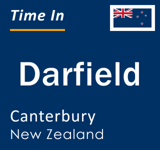 Current local time in Darfield, Canterbury, New Zealand