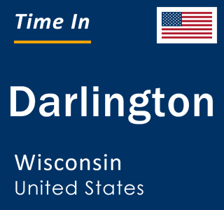 Current local time in Darlington, Wisconsin, United States