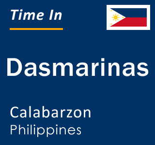 Current local time in Dasmarinas, Calabarzon, Philippines