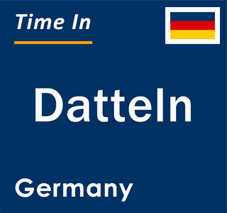 Current local time in Datteln, Germany