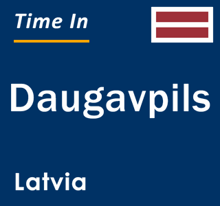 Current local time in Daugavpils, Latvia