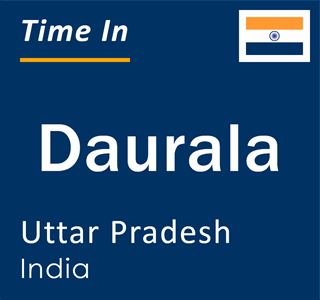 Current local time in Daurala, Uttar Pradesh, India