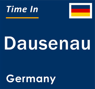 Current local time in Dausenau, Germany