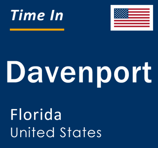 Current local time in Davenport, Florida, United States