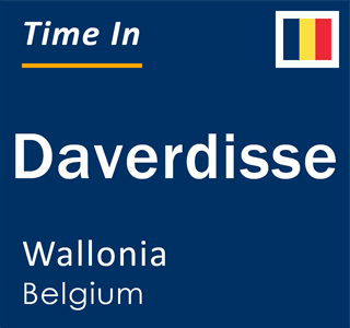 Current local time in Daverdisse, Wallonia, Belgium