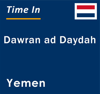 Current local time in Dawran ad Daydah, Yemen