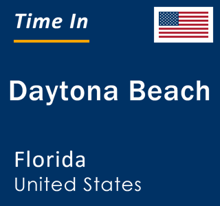 Current local time in Daytona Beach, Florida, United States