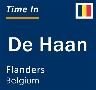 Current local time in De Haan, Flanders, Belgium