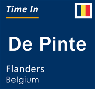 Current local time in De Pinte, Flanders, Belgium