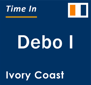 Current local time in Debo I, Ivory Coast