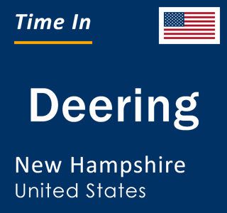 Current local time in Deering, New Hampshire, United States