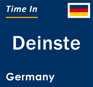 Current local time in Deinste, Germany