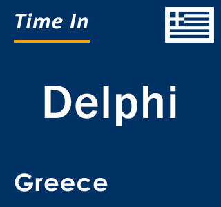 Current local time in Delphi, Greece