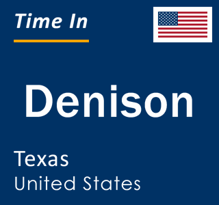 Current local time in Denison, Texas, United States