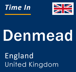 Current local time in Denmead, England, United Kingdom