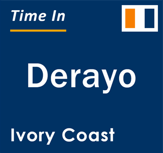 Current local time in Derayo, Ivory Coast