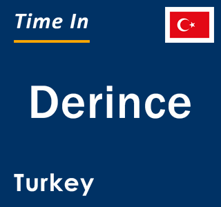 Current local time in Derince, Turkey