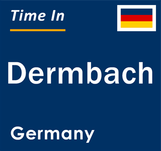 Current local time in Dermbach, Germany