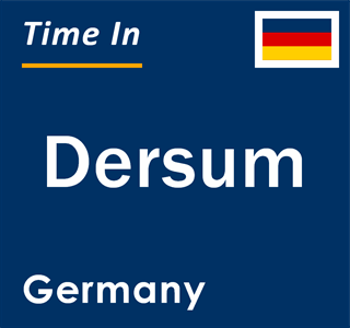 Current local time in Dersum, Germany