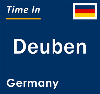 Current local time in Deuben, Germany