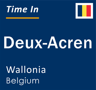 Current local time in Deux-Acren, Wallonia, Belgium