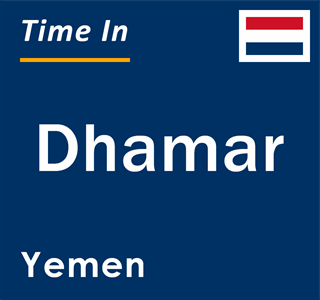 Current local time in Dhamar, Yemen